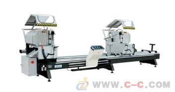 切割精度在5&phi;鋁門窗雙頭精密切割鋸床